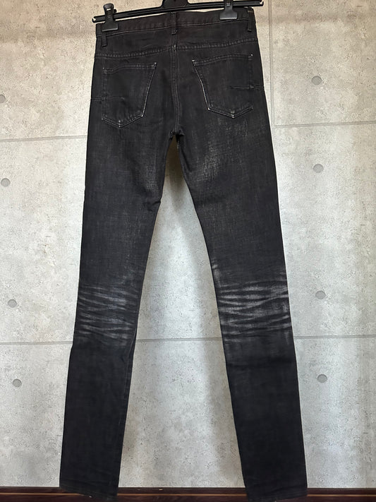 Dior homme 03aw black denim jeans 26inch