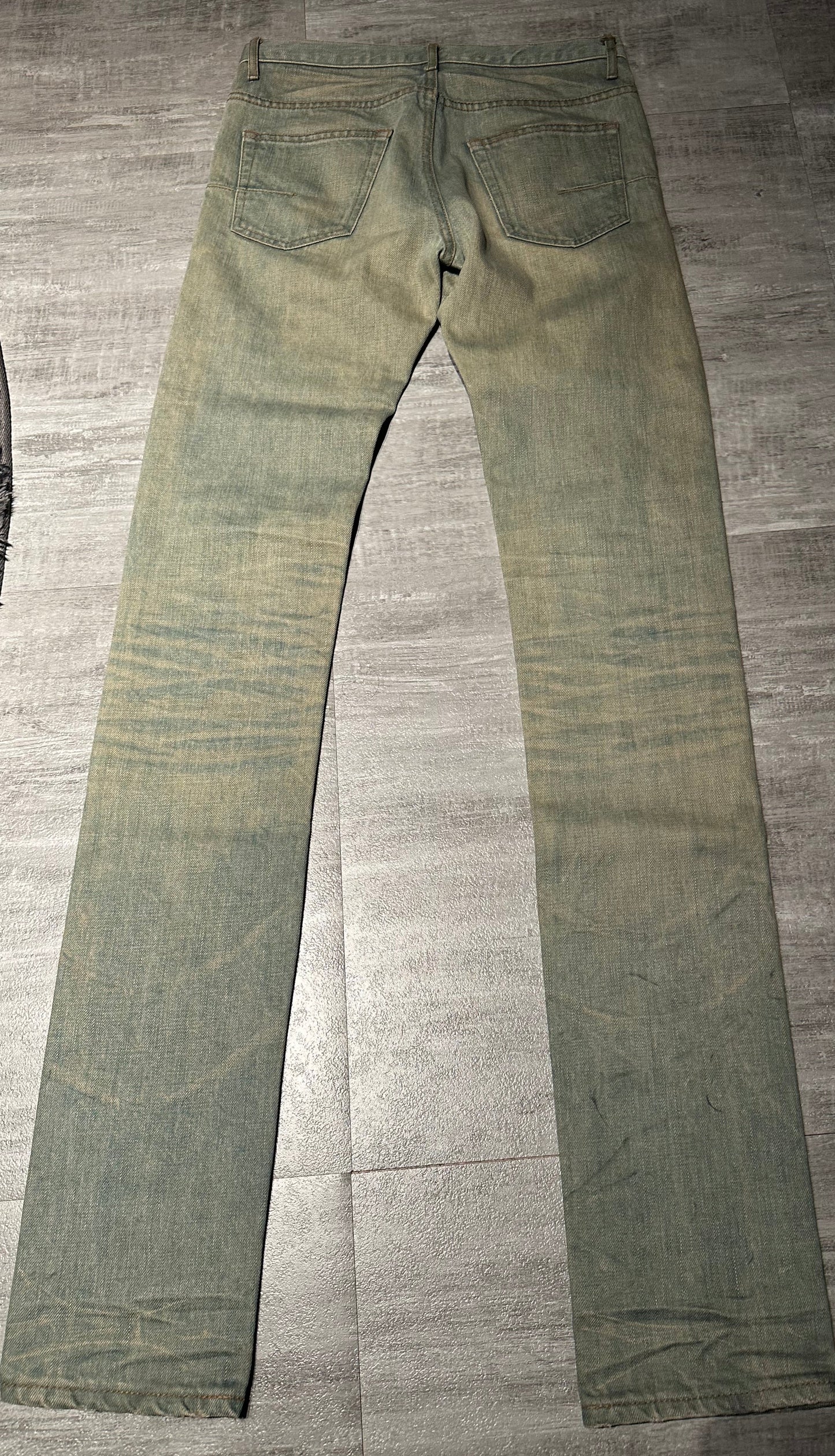 Dior homme 04ss iceblue denim jeans 26inch