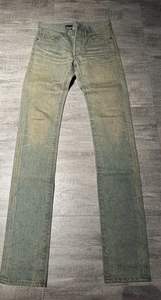 Dior homme 04ss iceblue denim jeans 26inch