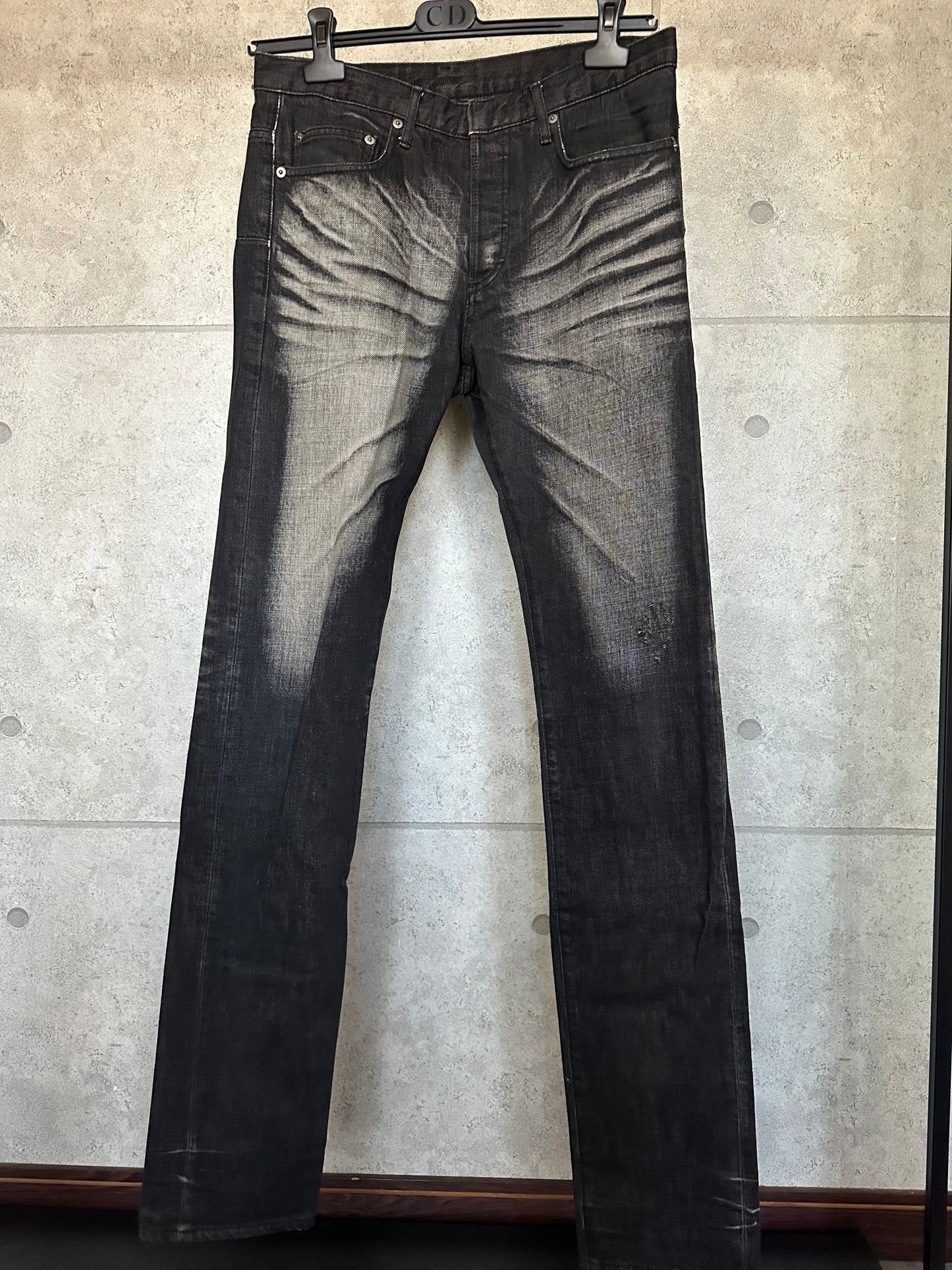 Dior homme 03ss black denim jeans 44inch