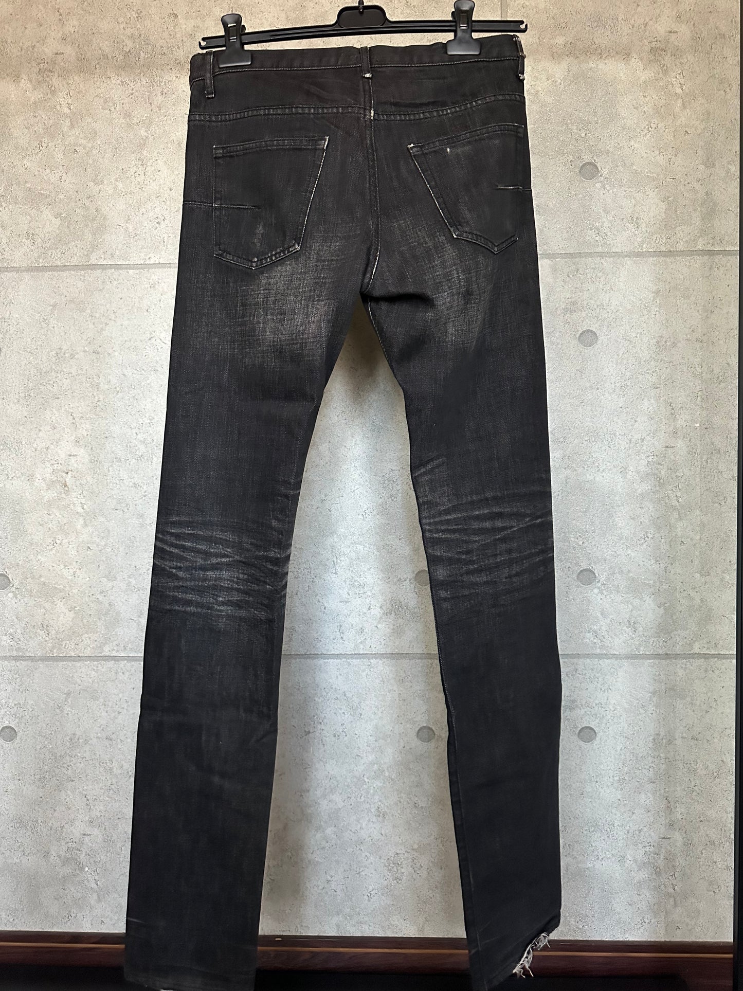 Dior homme 03ss black denim jeans 44inch