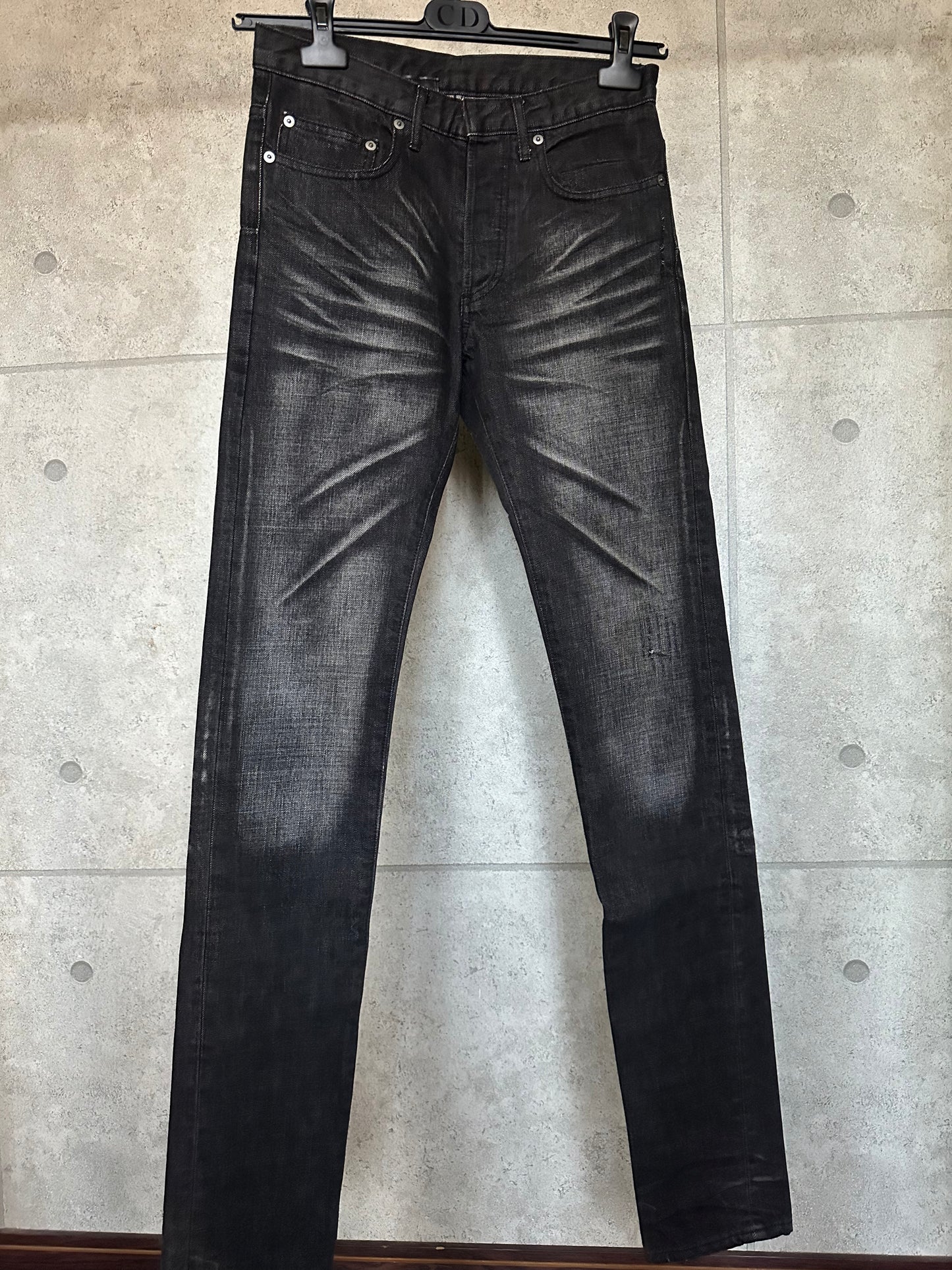 Dior homme 03aw black denim jeans 26inch