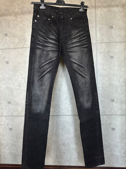 Dior homme 03aw black denim jeans 26inch