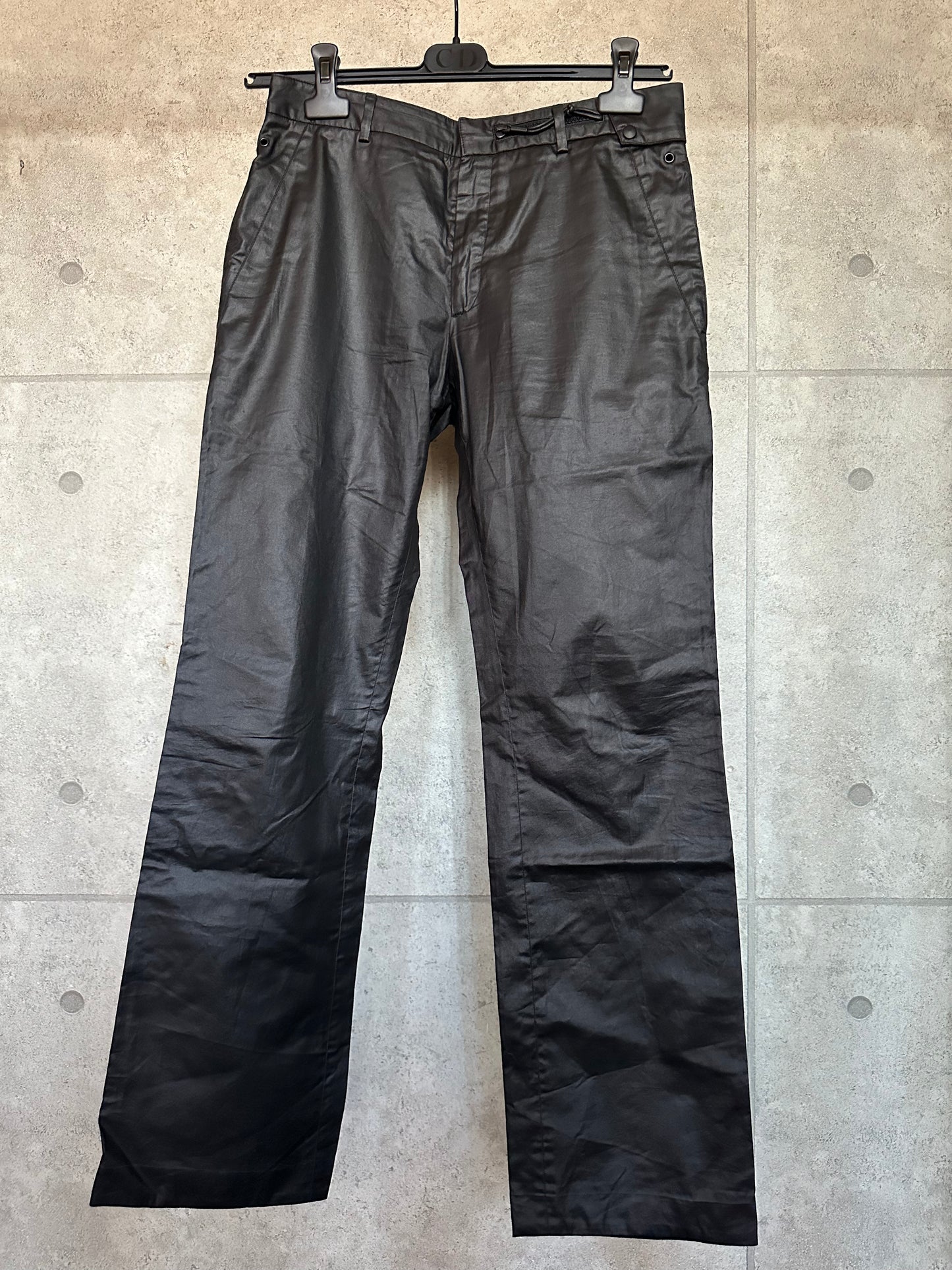 Dior homme 04ss blackcoating pant 44inch