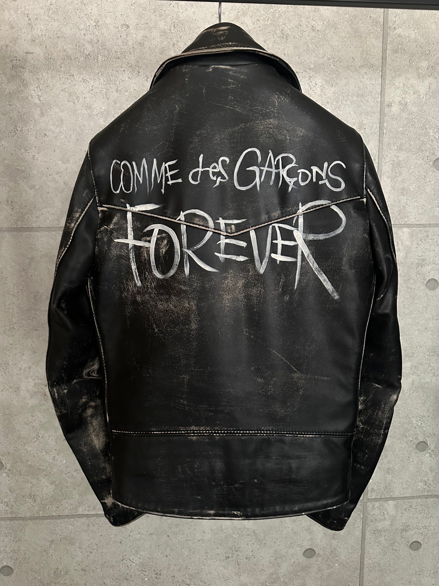 Lewis Leathers × commedesgarcons  Leather Jacket (Forever)