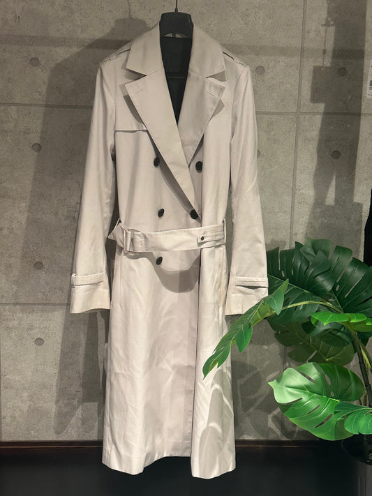 Dior homme 02aw  long coat  beige