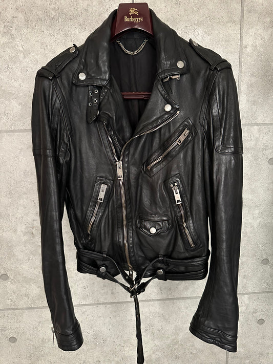 Burberry Prorsum 2011ss cropped biker jacket