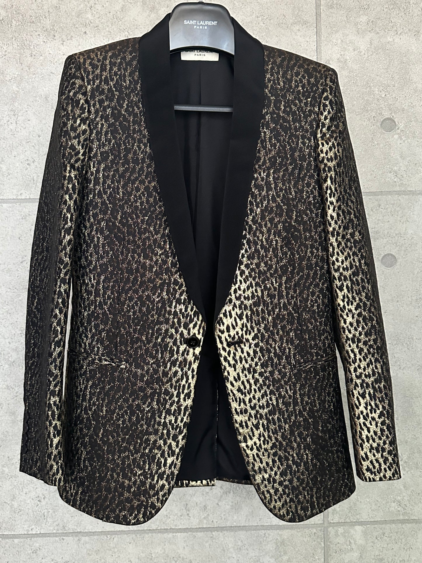 Saint laurent Paris 14aw leopard jacket