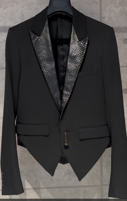 DiorHomme 04ss Strip期 パイソンテディジャケット